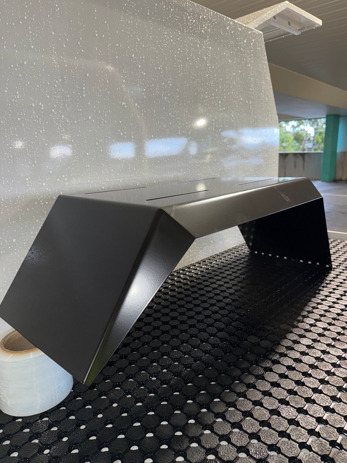 Satin Black Dressed Mudguard Sets