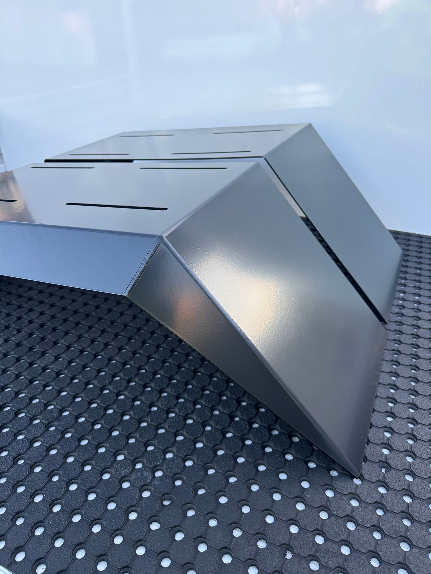 Satin Black Aluminium Mudguard set
