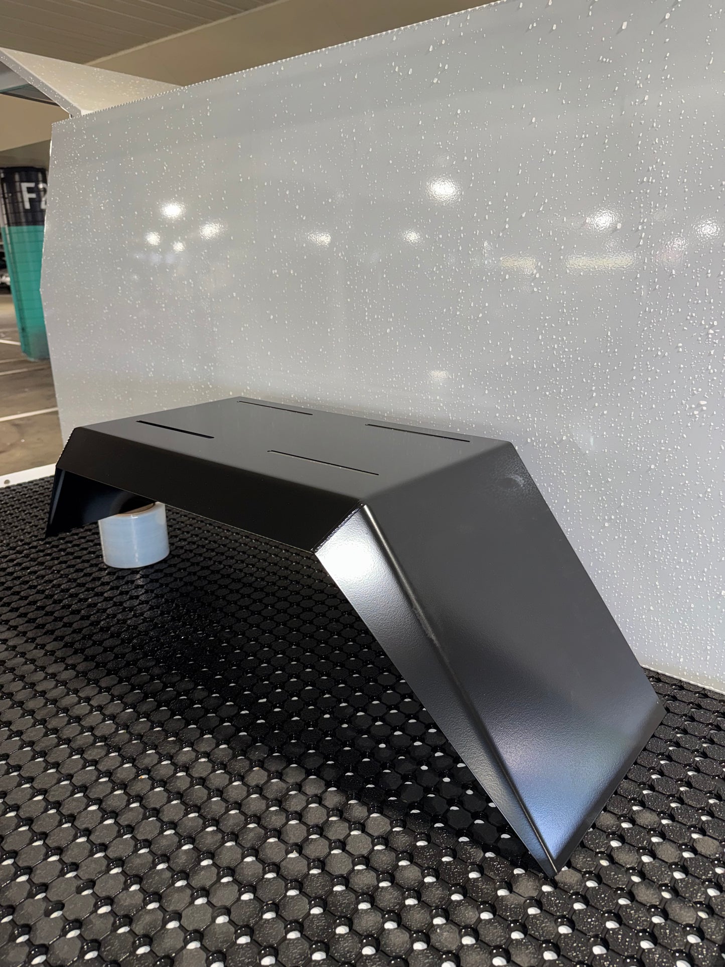 Satin Black Powdercoated Mudguard Set