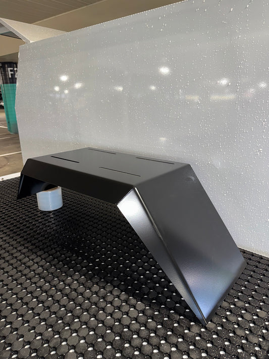 Satin Black Powdercoated Mudguard Set